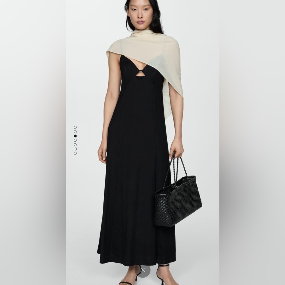 Long dress with straps